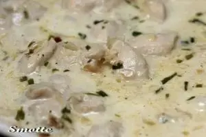 Poulet à la crème